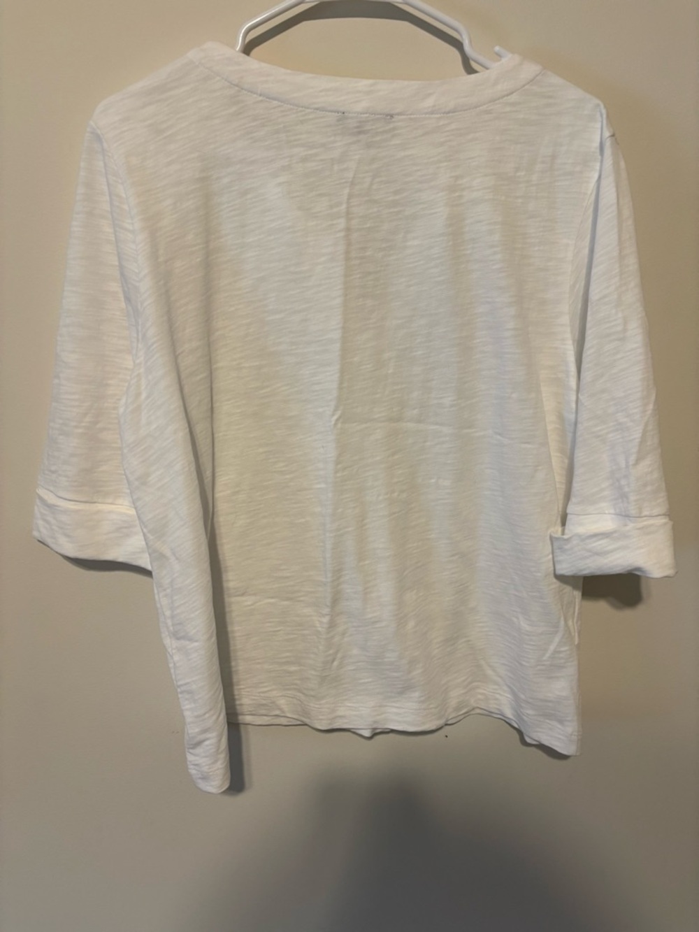 Lilla P White 100% Cotton Womens Top Size XL - Picture 8 of 8